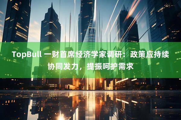 TopBull 一财首席经济学家调研：政策应持续协同发力，提振呵护需求